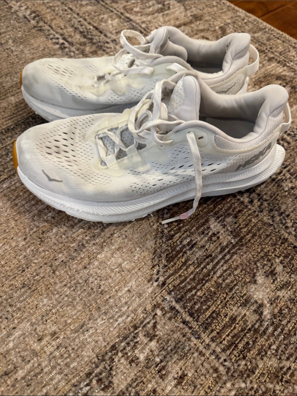 White Hoka Kawana 2 Sneakers - Picture 3 of 5